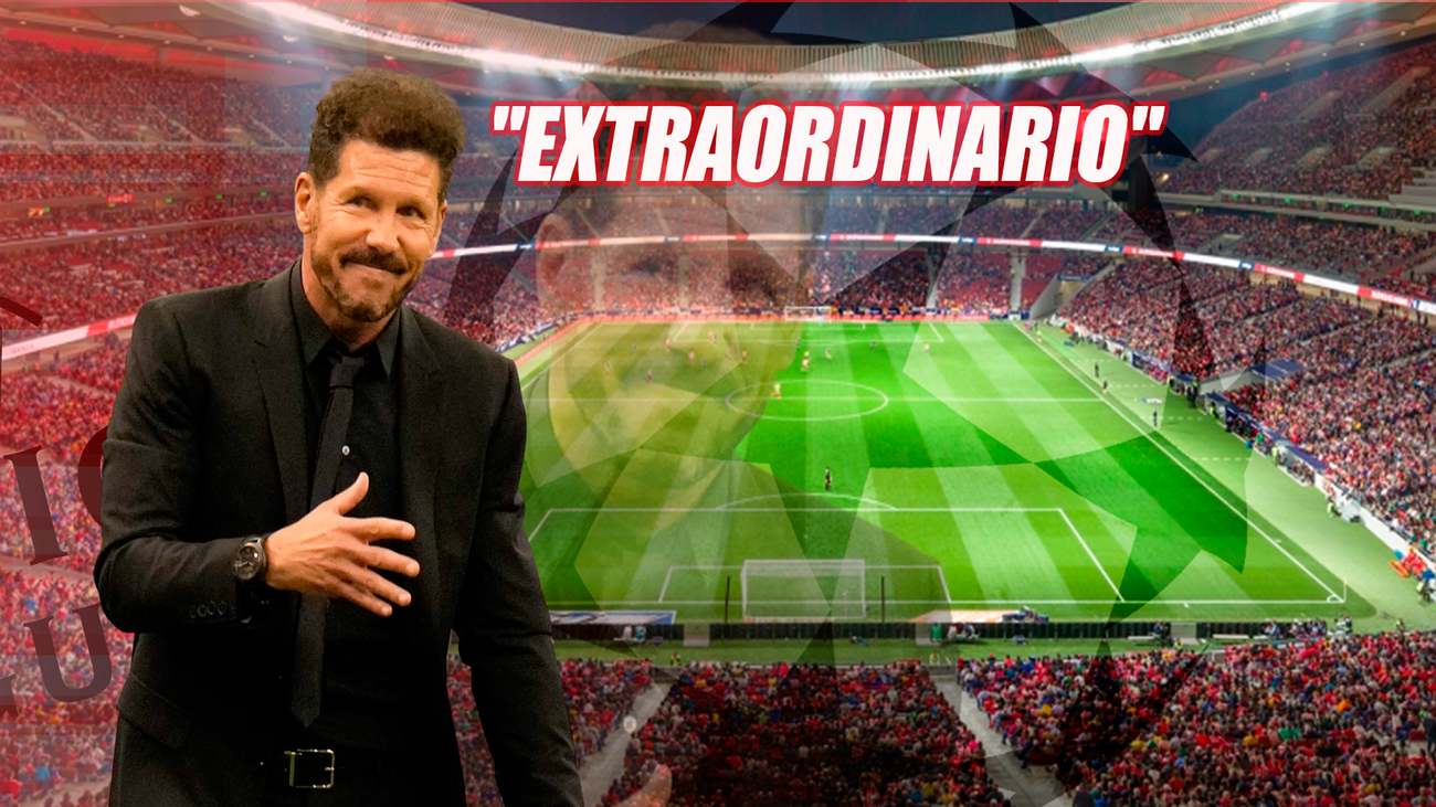 Simeone: "Hay una ilusión especial, es extraordinario jugar unas semifinales de Champions"
