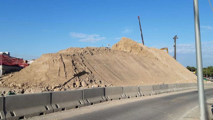 La cuarta montaña de tierra entre la Avenida de Portugal y la Casa de Campo / P.O.