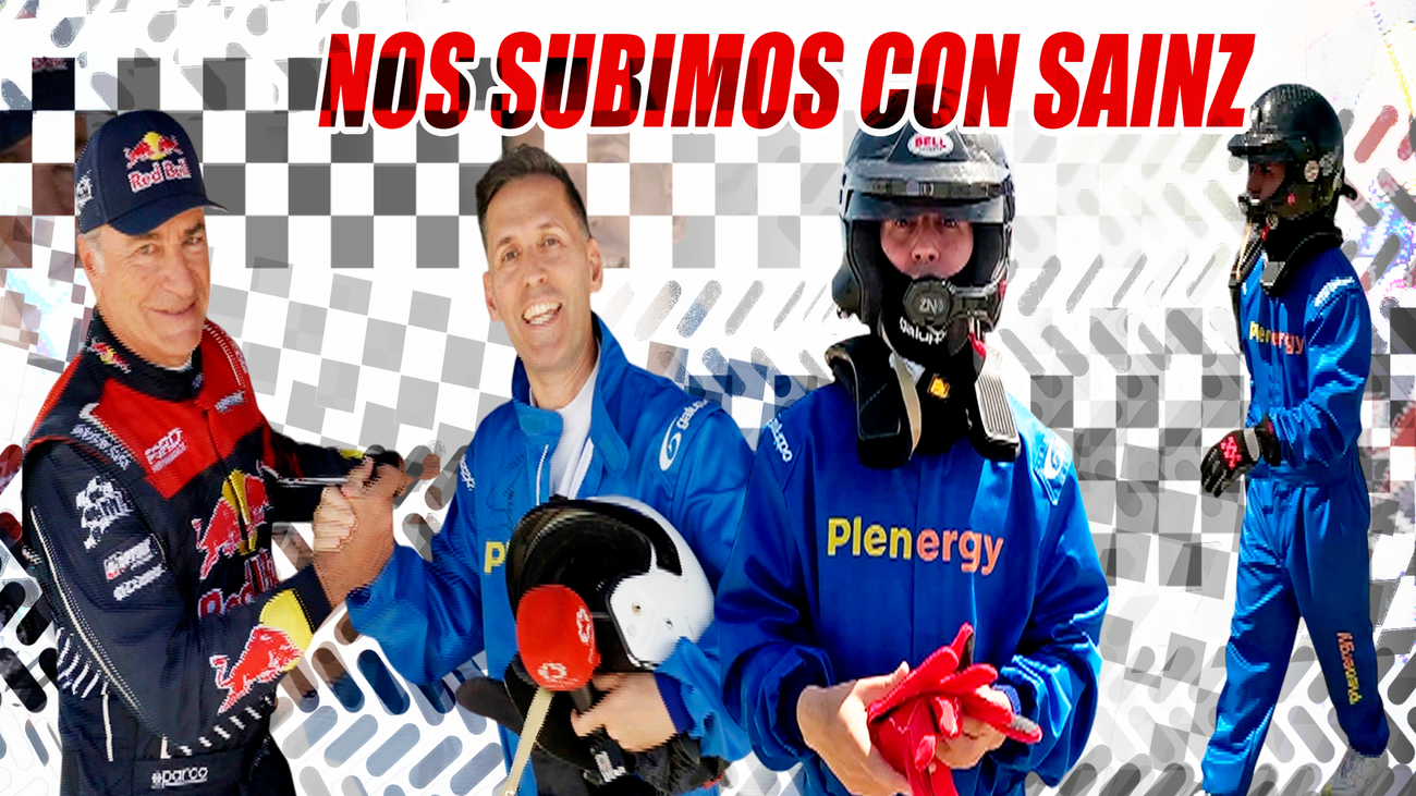 Carlos Sainz invita a Telemadrid a ser su copiloto