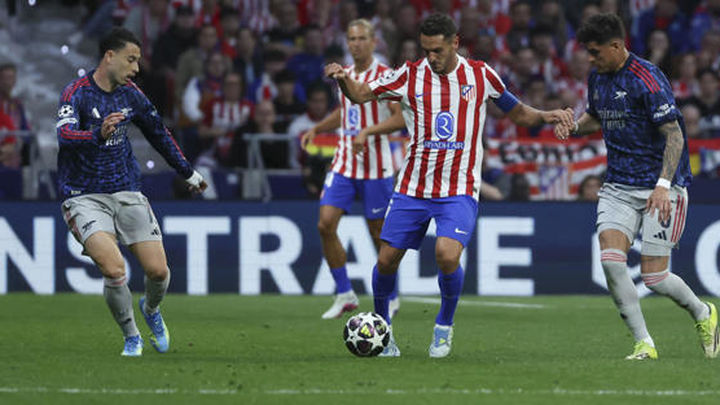 Koke: "El Arsenal no nos ha hecho mucho daño mas allá del penalti"