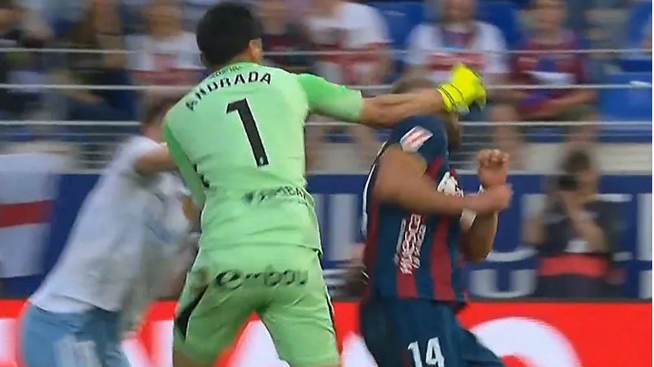 Sanción histórica de 13 partidos a Andrada por su puñetazo a Pulido