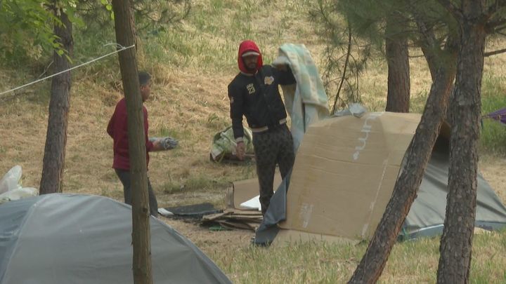 La Policía Municipal desaloja un asentamiento ilegal en la Casa de Campo