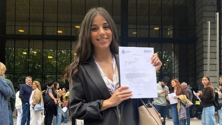 María Gallego, número 1 del EIR, elige trabajar en el Hospital Niño Jesús