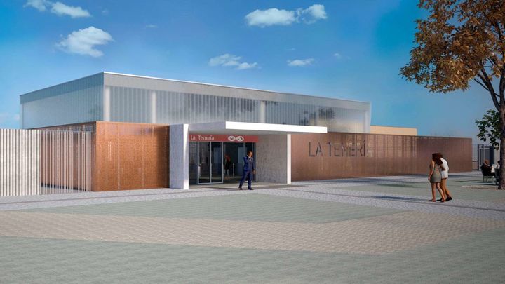La nueva estación de C-3 de Cercanías de La Tenería en Pinto estrena estructura y cubierta
