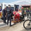 Un ciclista cae por un terraplén de cuatro metros en Pozuelo y tiene que ser rescatado por los bomberos