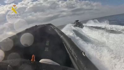 Golpe al narcotráfico en Huelva: interceptada una narcolancha con 4 toneladas de hachís tras una peligrosa persecución