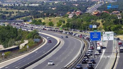 Mañana de viernes con retenciones en las principales salidas de Madrid