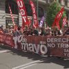 Manifestación en Madrid del 1 de Mayo: Los sindicatos apuntan como "prioridad" el acceso a la vivienda y a la regularización