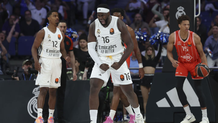 102-75. Garuba hace olvidar a Tavares y el Real Madrid coloca el 2-0 ante el Hapoel