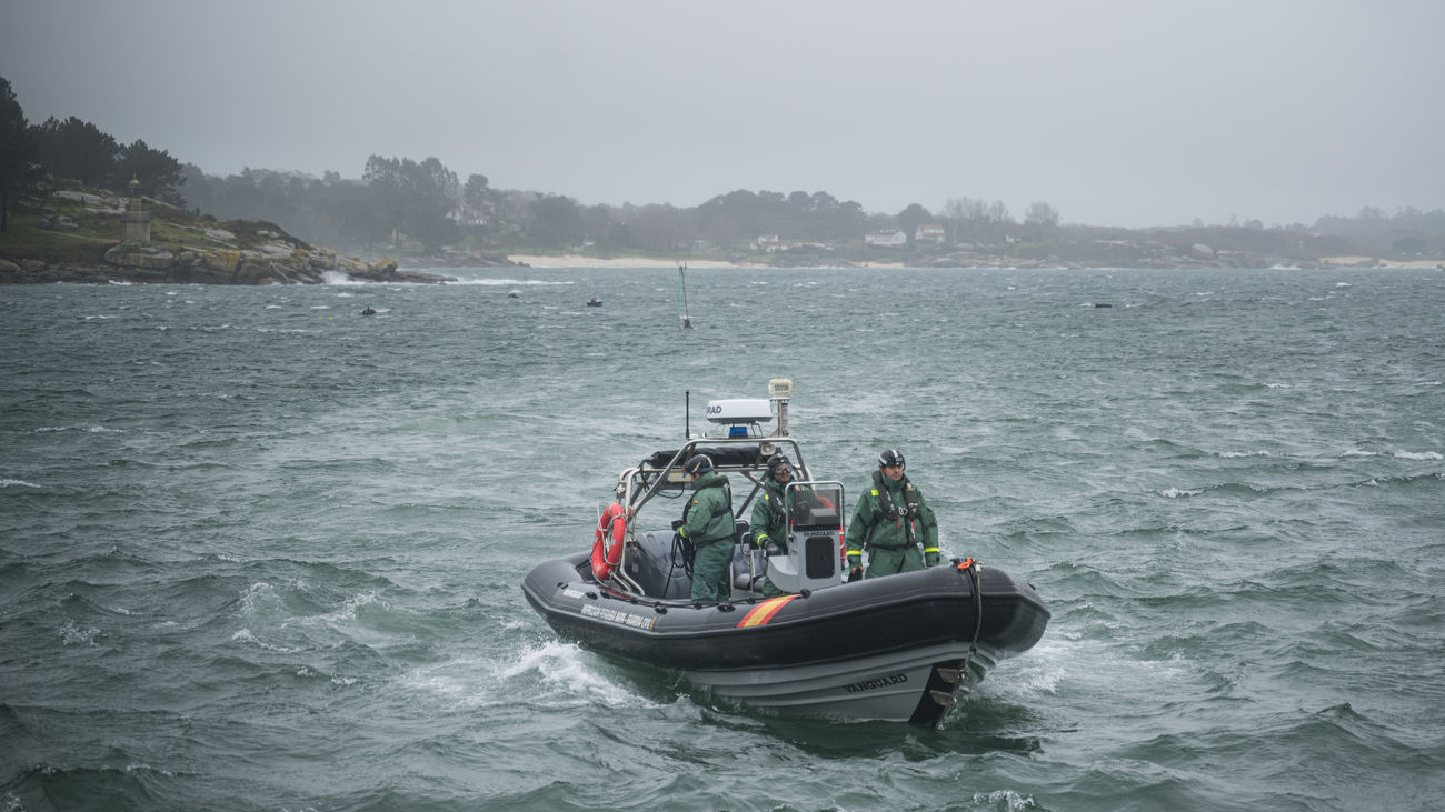 Lancha de buzos de la Guardia Civil