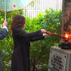 Ofrenda a los Héroes del 2 de Mayo en el Cementerio de la Florida