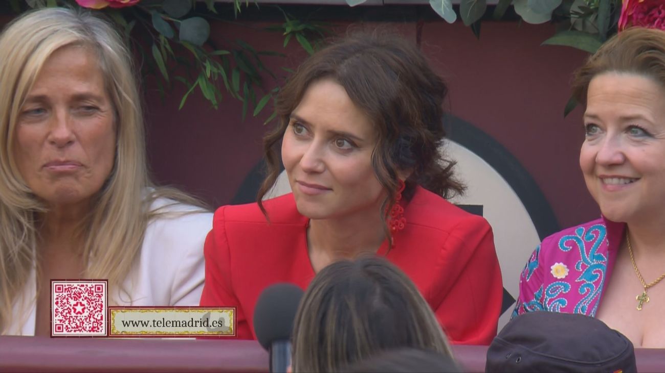 Isabel Díaz Ayuso, presente en la corrida goyesca del 2 de mayo