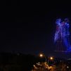 Más de mil drones iluminan el cielo de Madrid en La Latina para conmemorar el 2 de Mayo
