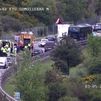Un accidente en la  A-1, a la altura de Somosierra, provoca varios kilómetros de retenciones en sentido Madrid