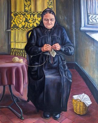 'La Tía Marieta', de Ángeles Santos / COLECCIÓN JULIÁN GRAU