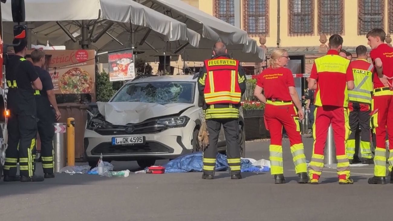 Atropello múltiple en Leipzig, Alemania