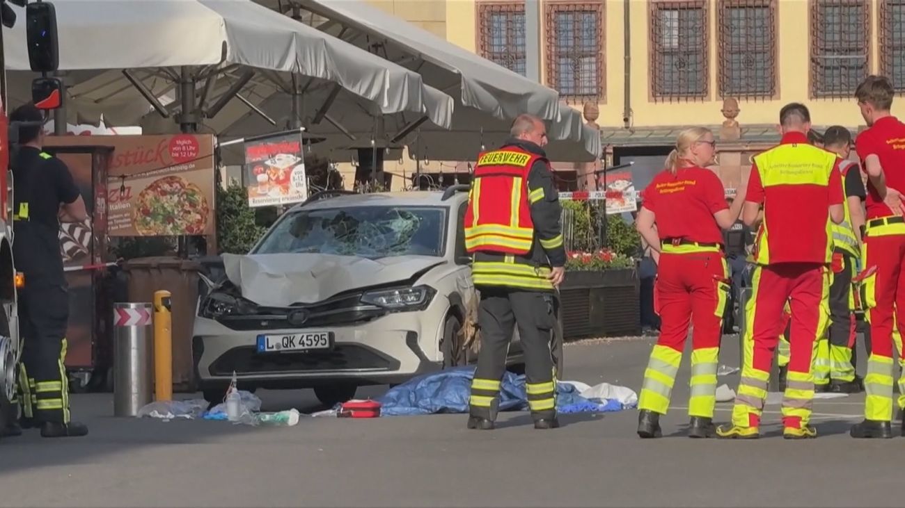 Dos muertos y varios heridos por un atropello múltiple en Leipzig, Alemania
