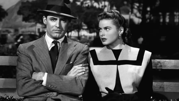 Fotograma de 'Encadenados' de Alfred Hitchcock, con Gary Grant e Ingrid Bergman / ARCHIVO