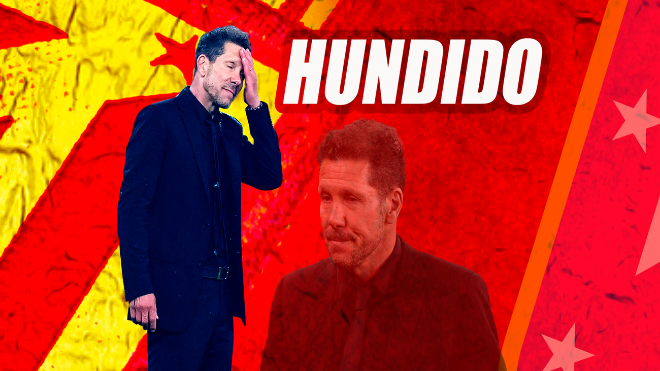 Simeone, hundido por la eliminación de la Champions