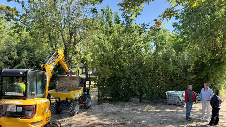 Obras de mejora en el Parque del Príncipe de Pozuelo del Rey