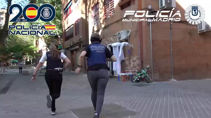 Un detenido en el desmantelamiento de un narcopiso en Puente de Vallecas