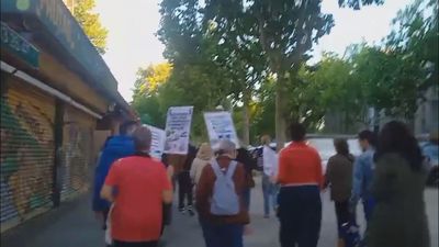 Nueva manifestación de los vecinos de San Blas tras el asesinato de un joven de 20 años