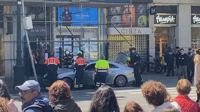 Tres mujeres atropelladas frente al Ayuntamiento de Santander por un conductor que da positivo en cocaína