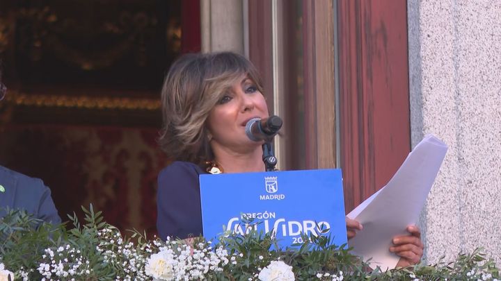 Sonsoles Ónega pregona las Fiestas de San Isidro 2026: "Madrid es una mano tendida siempre"