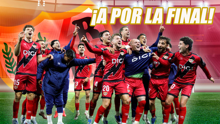 Inolvidable celebración del Rayo Vallecano