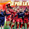 Inolvidable celebración del Rayo Vallecano