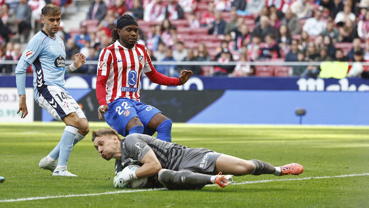 0-1.  Un Atlético de Madrid sin tensión cae ante el Celta