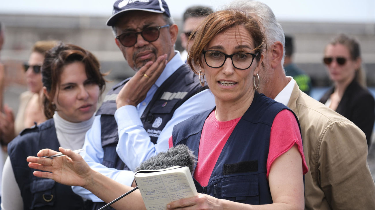 La ministra de Sanidad, Mónica García
