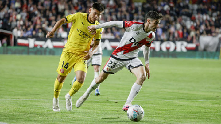 1-1. El Rayo Vallecano empata con el Girona que le acerca a la salvación