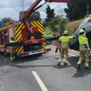 Herido un conductor en un accidente en la A-5, en Alcorcón