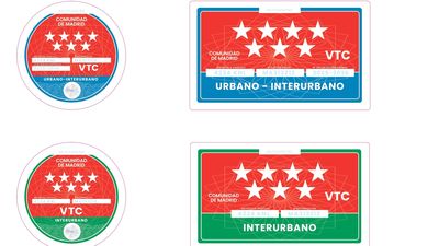 La Comunidad de Madrid implantará nuevos distintivos antifraude en los vehículos VTC