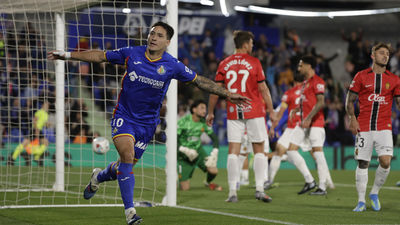 3-1. El Getafe gana al Mallorca y se asienta en Europa