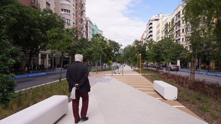 Un bulevar de Reina Victoria renovado con más zonas verdes