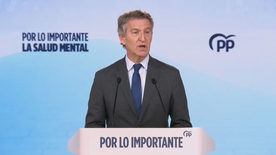 Feijoó promete hasta 700 millones más para salud mental y sumar 10.000 profesionales