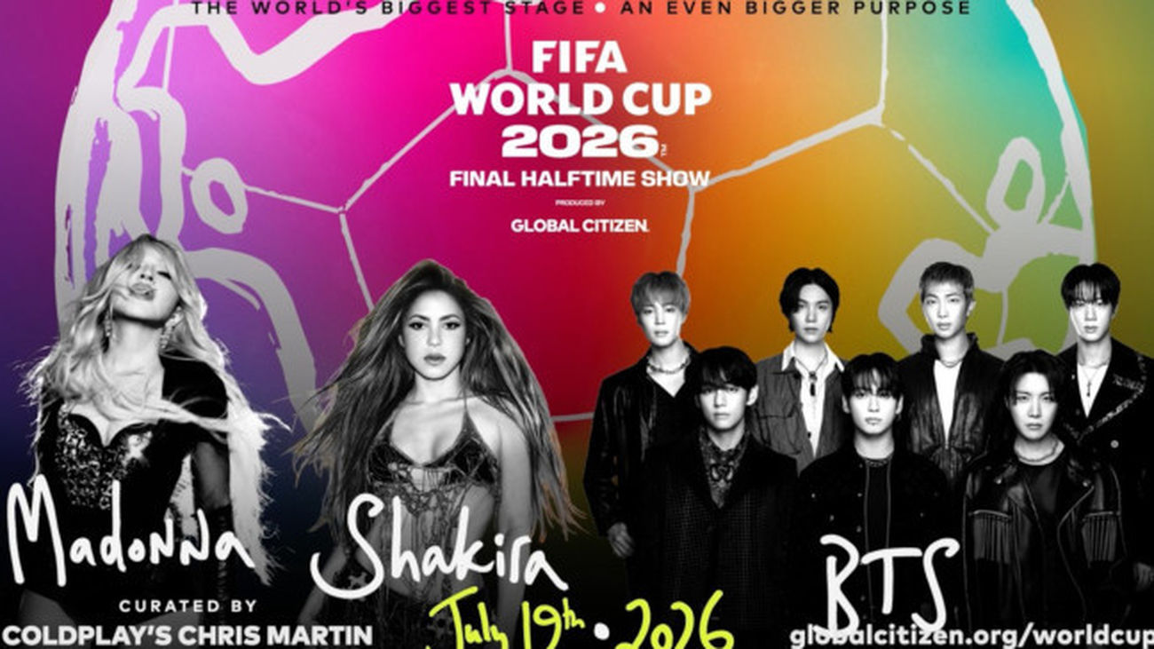 Madonna, Shakira y BTS