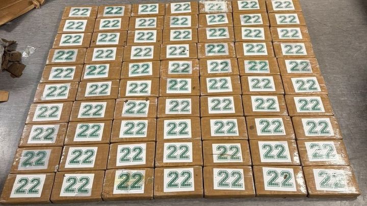 Droga incautaba en el aeropuerto de Barajas