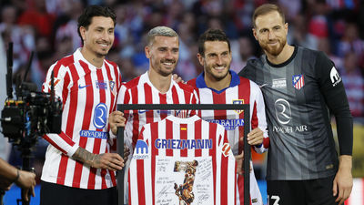 1-0. El Atlético regala a Griezmann su última victoria en el Metropolitano