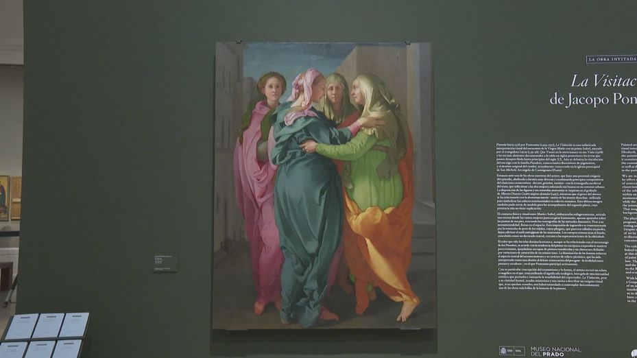 'La Visitación' de Yacopo Carucci, obra invitada del Museo del Prado hasta el 18 de junio