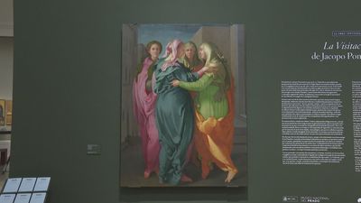 'La Visitación' de Yacopo Carucci, obra invitada del Museo del Prado hasta el 18 de junio