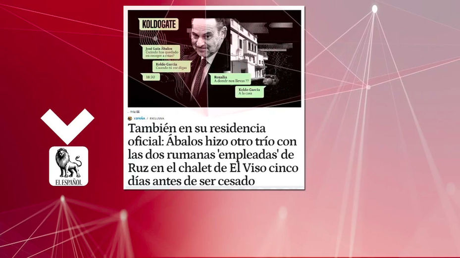 Ábalos mantuvo relaciones con dos prostitutas en su residencia oficial, según El Español