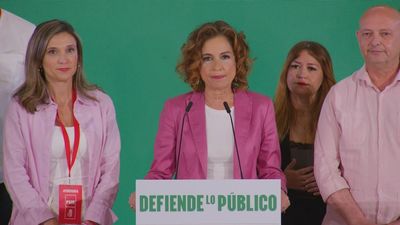 María Jesús Montero tras la derrota socialista en Andalucía: "Tomamos nota de lo que los andaluces nos expresan en las urnas"