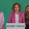 María Jesús Montero tras la derrota socialista en Andalucía: "Tomamos nota de lo que los andaluces nos expresan en las urnas"