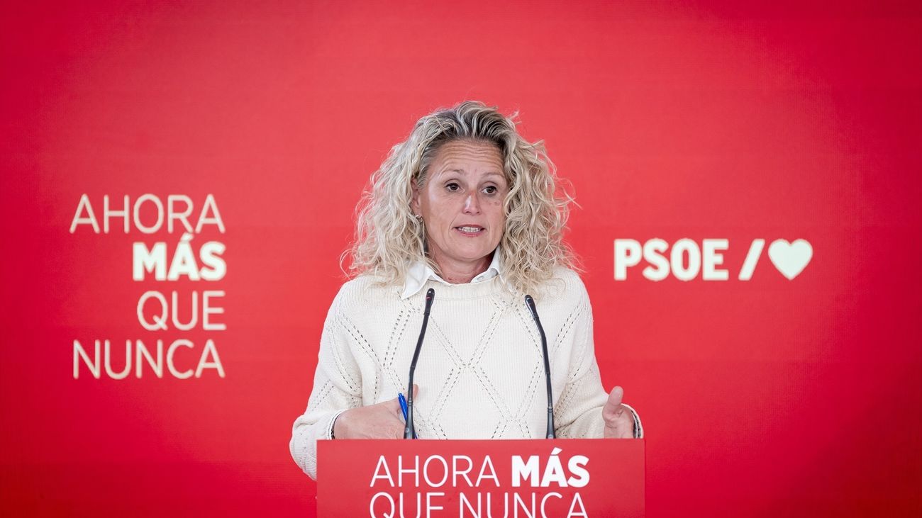 La portavoz de la Ejecutiva Federal del PSOE, Montse Mínguez