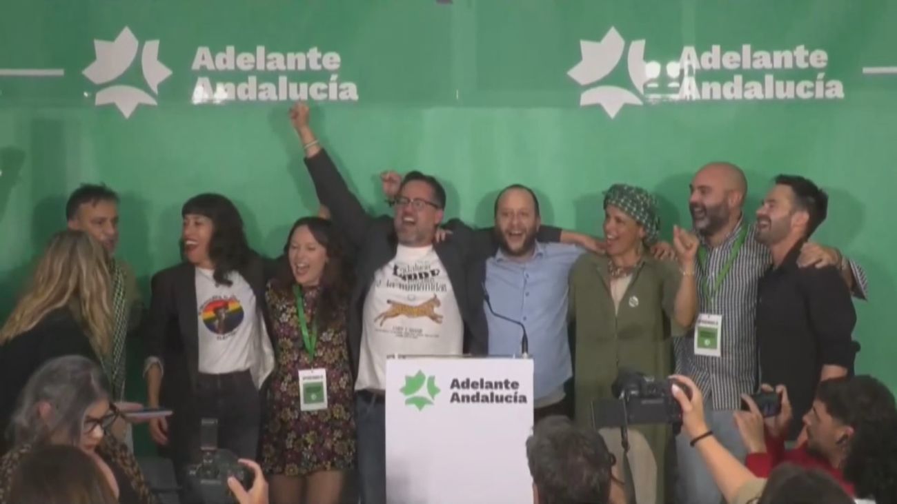 Adelante Andalucía supera a Por Andalucía
