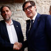 Illa y Junqueras acercan posiciones sobre el presupuesto con un pacto sobre la línea orbital