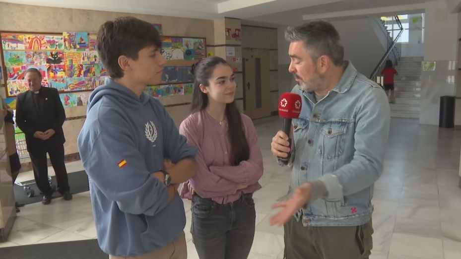 El colegio San Agustín de Madrid espera con emoción al Papa